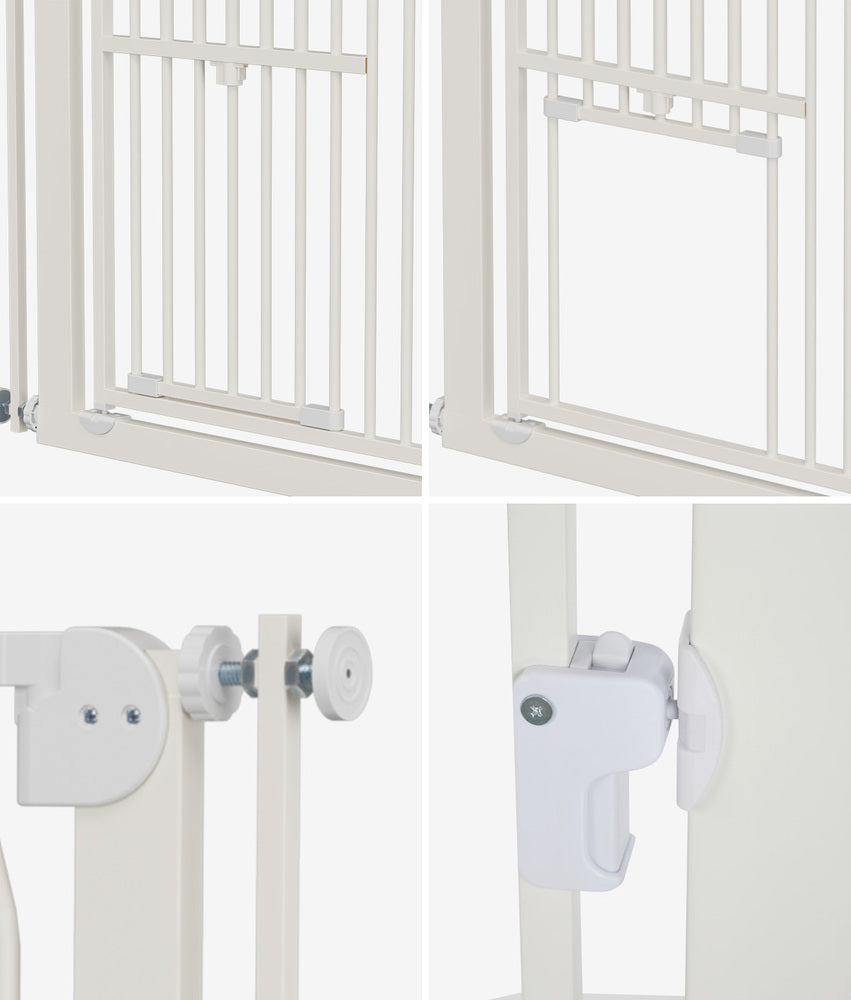 Retractable Pet Gate 143cm Walk Through Door | Simpledeals