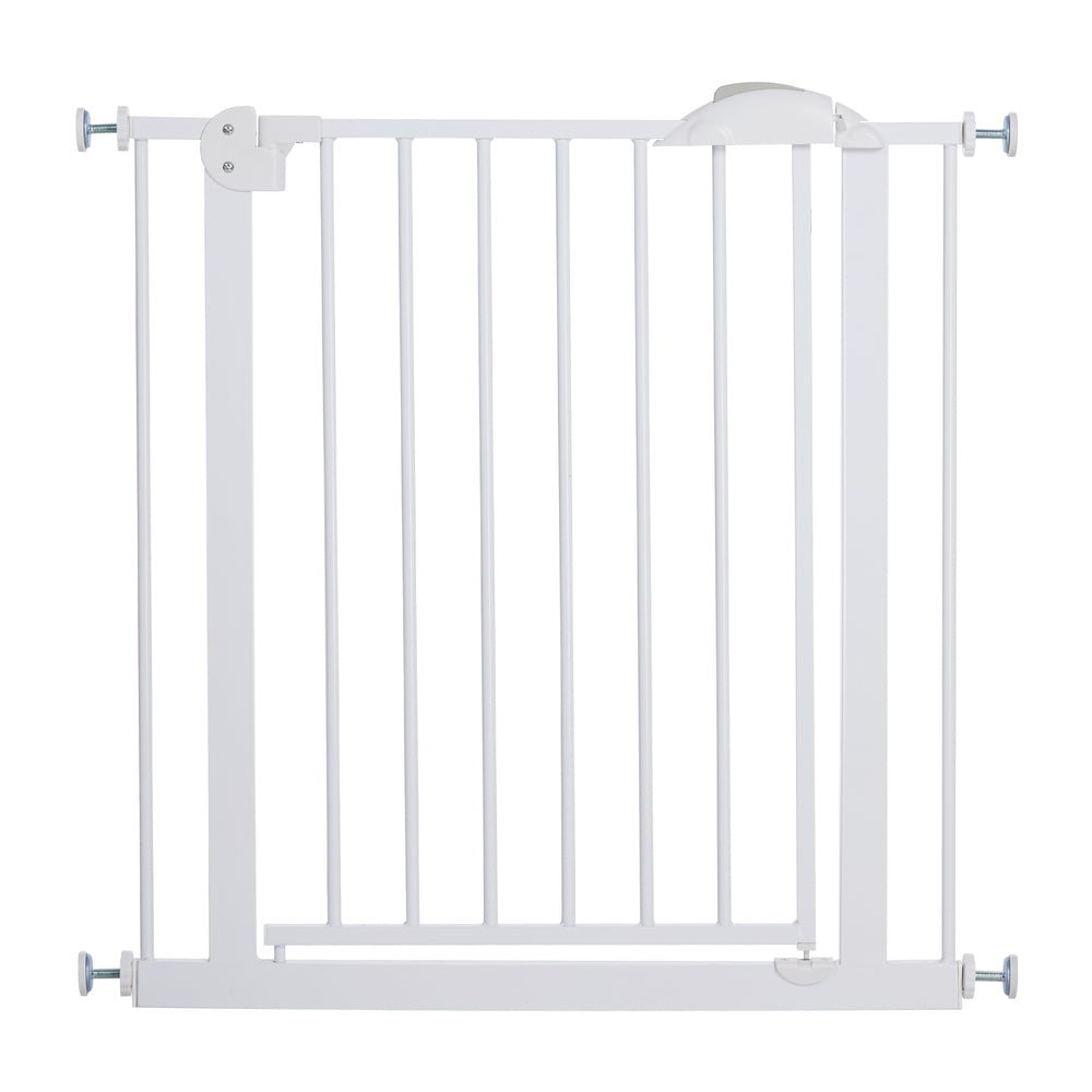 Retractable Pet Safety Gate 78cm White | Simpledeals