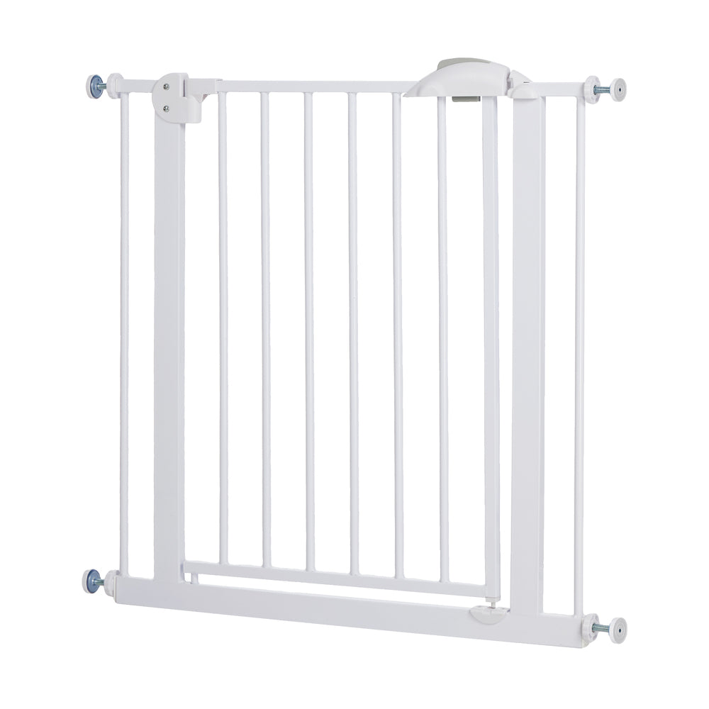 Retractable Pet Safety Gate 78cm White | Simpledeals