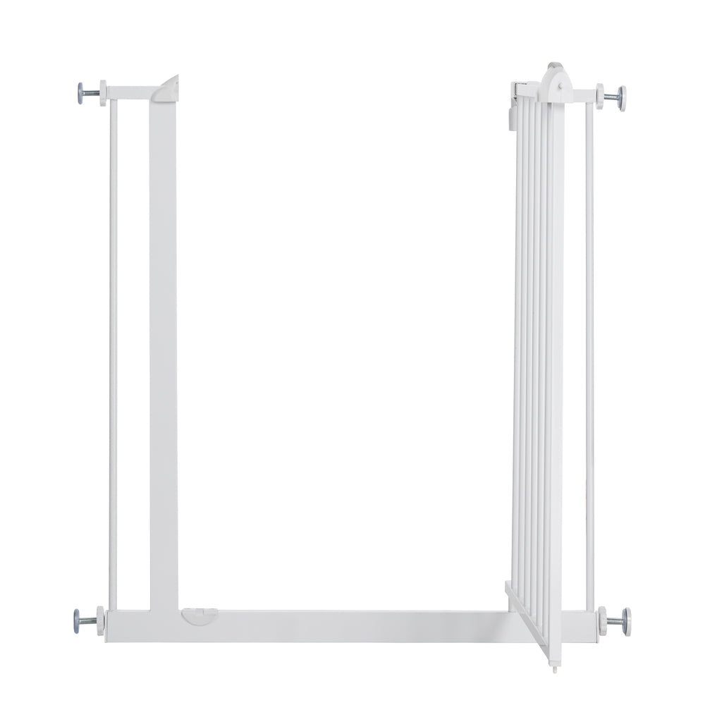 Retractable Pet Safety Gate 78cm White | Simpledeals