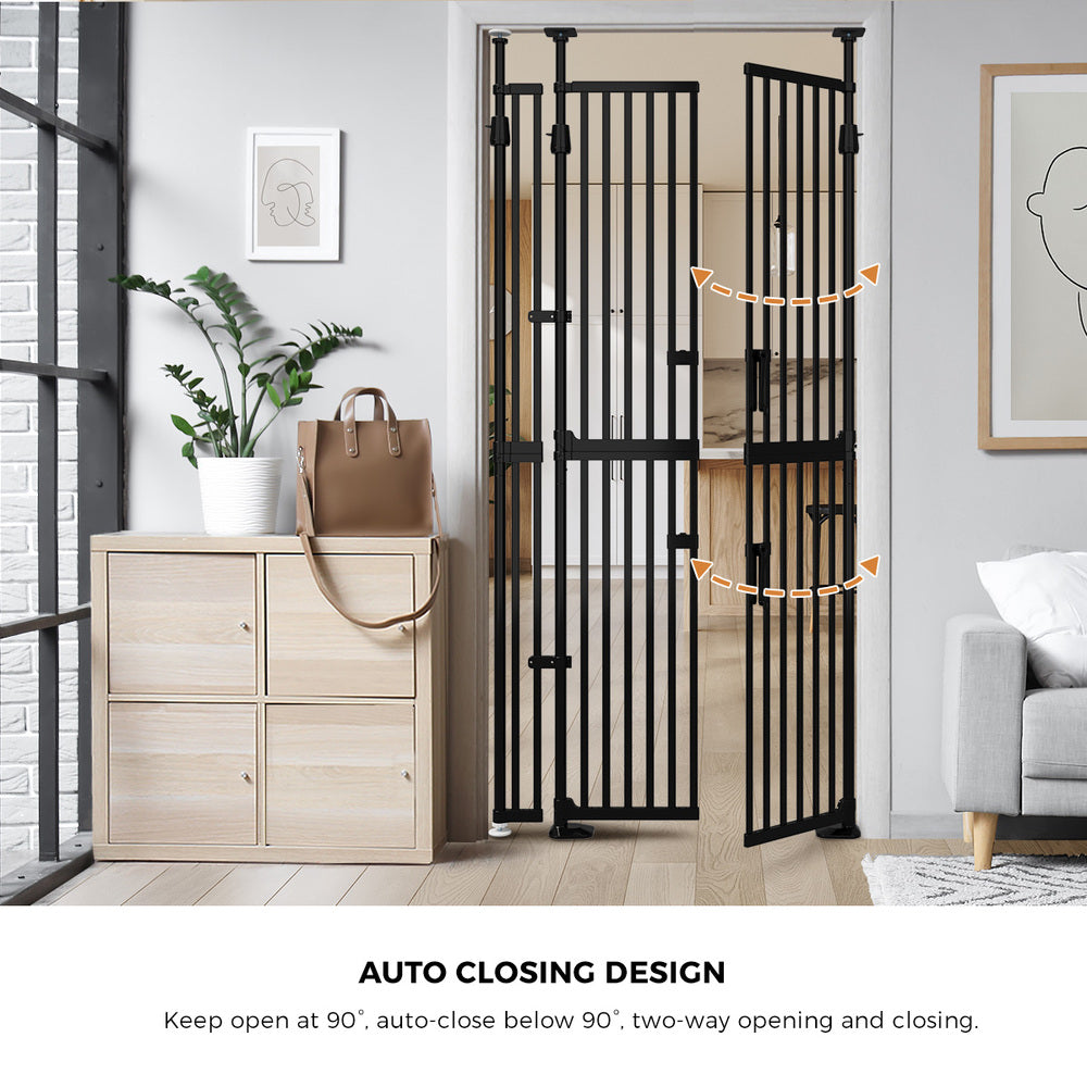Retractable Pet Gate Extra Tall 190-264cm | Simpledeals