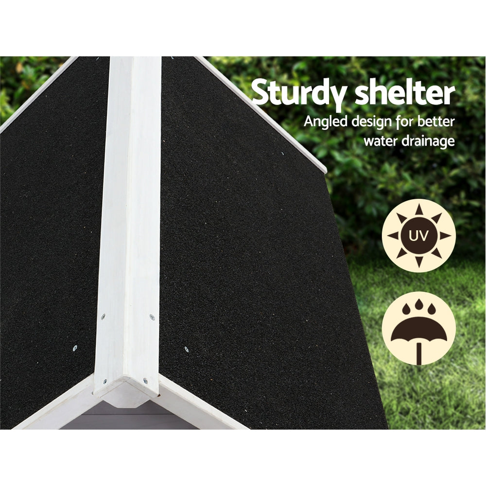 Large Dog Kennel Wooden Indoor/Outdoor Weatherproof House