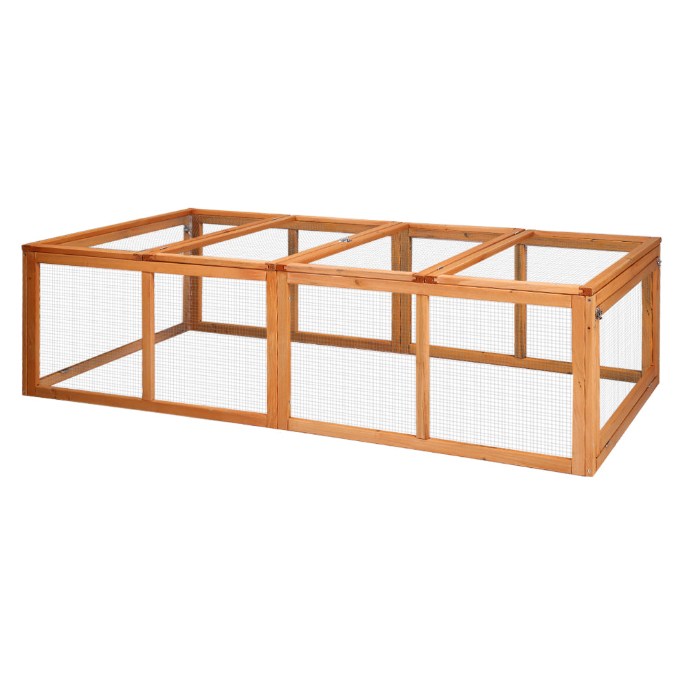 Xl Chicken Coop Rabbit Hutch 180Cm Wooden House With Run