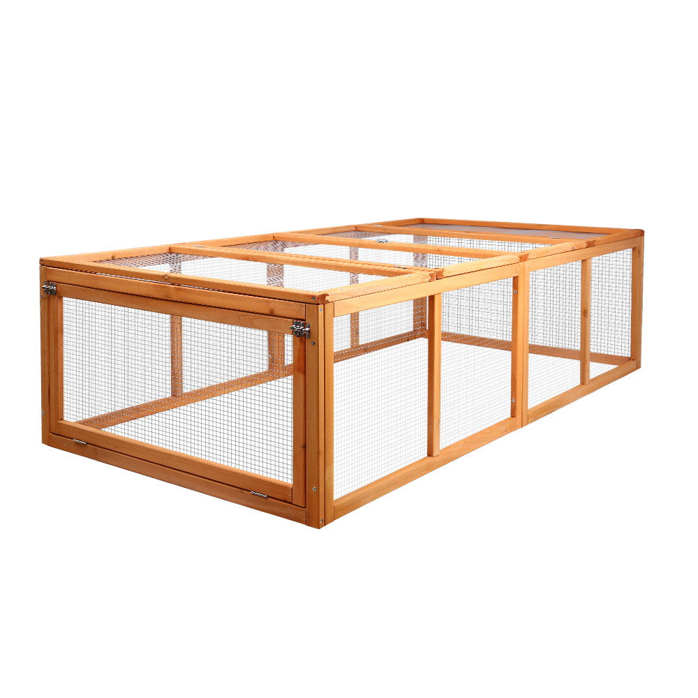 Xl Chicken Coop Rabbit Hutch 180Cm Wooden House With Run