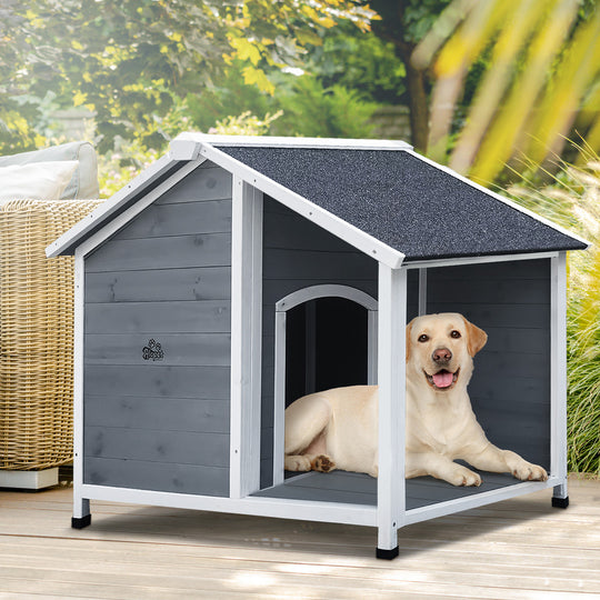 Alopet Dog Kennel Kennels House Outdoor Pet Wooden Large