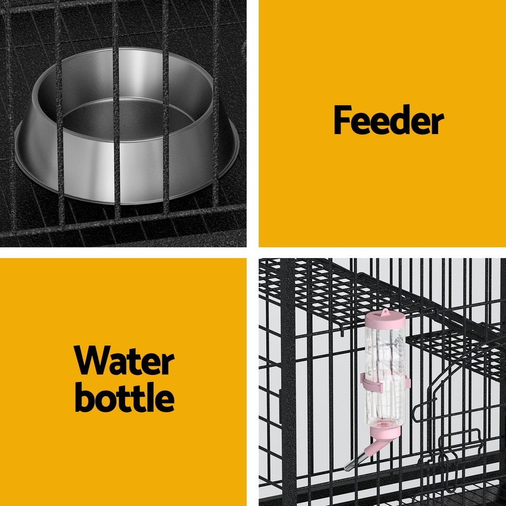 110Cm - Rabbit Cage Indoor Hutch Guinea Pig Bird Ferret Cat Hamster 110Cm 4 Level