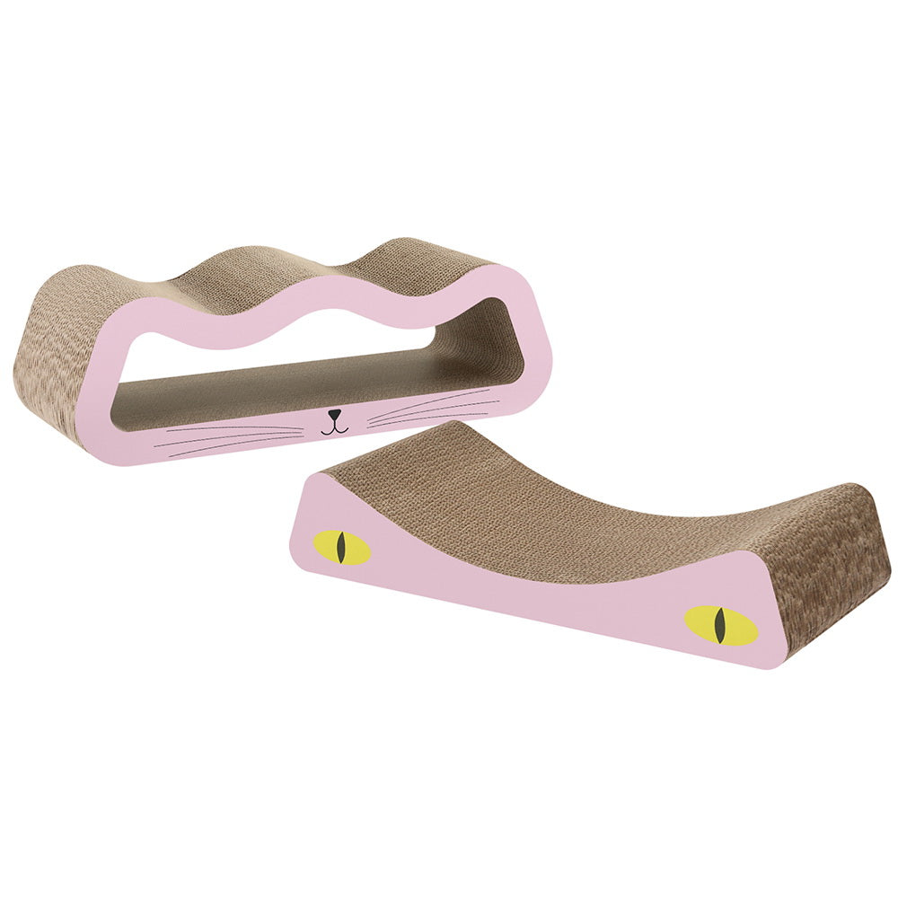 Cat Scratching Board Scratcher Cardboard Kitten Indoor Climbing Pad Catnip with Cat Scratchers