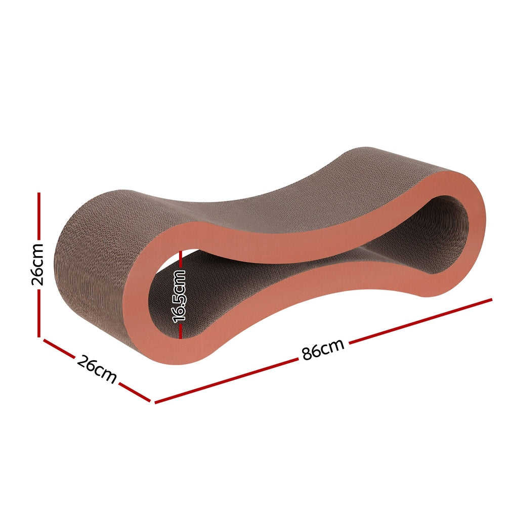 Cat Scratching Board Scratcher Cardboard Kitten Indoor Climbing Bed Catnip with Cat Scratching Posts