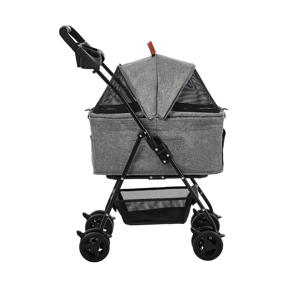 Pet Stroller Foldable Pram 45x58x95cm