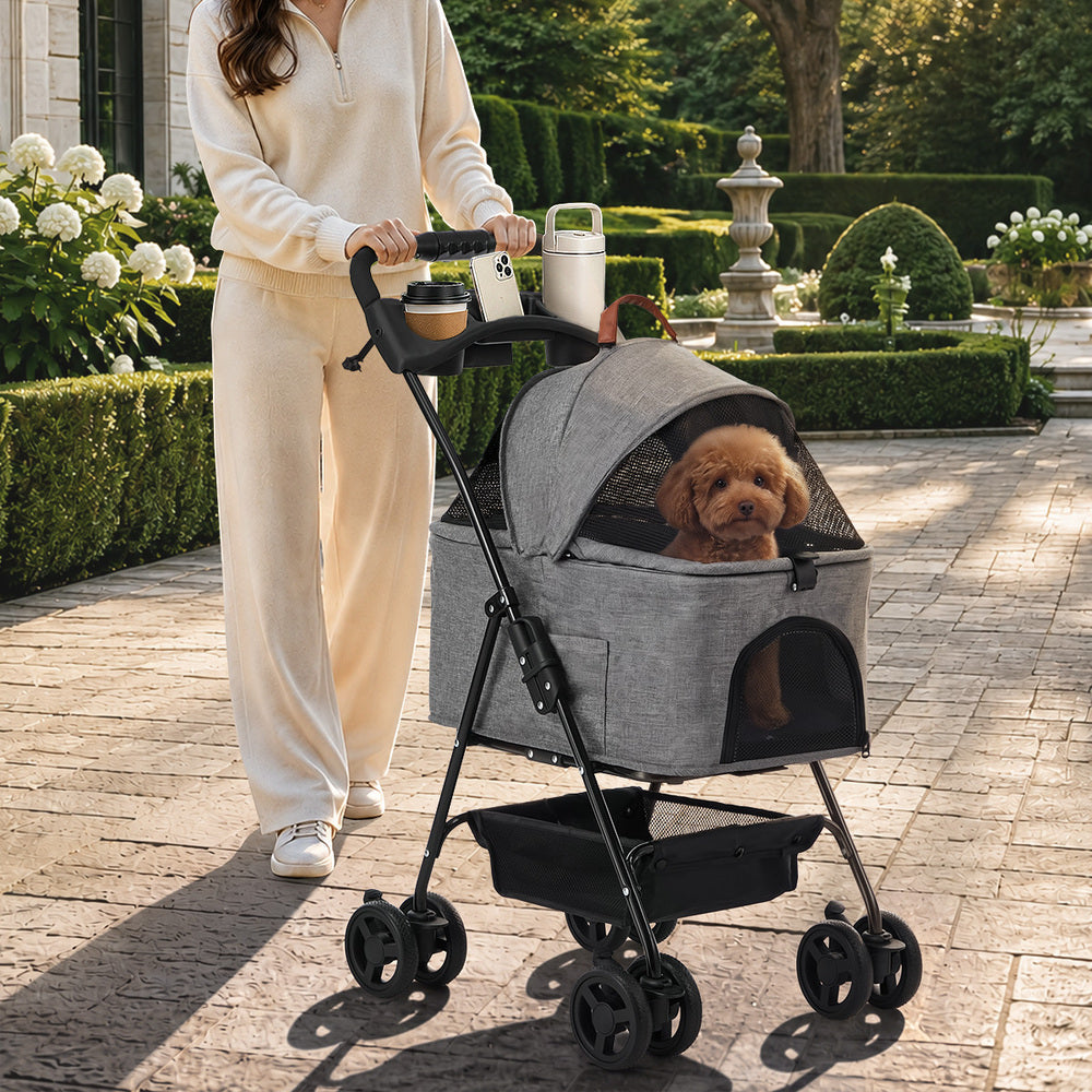 Pet Stroller Foldable Pram 45x58x95cm