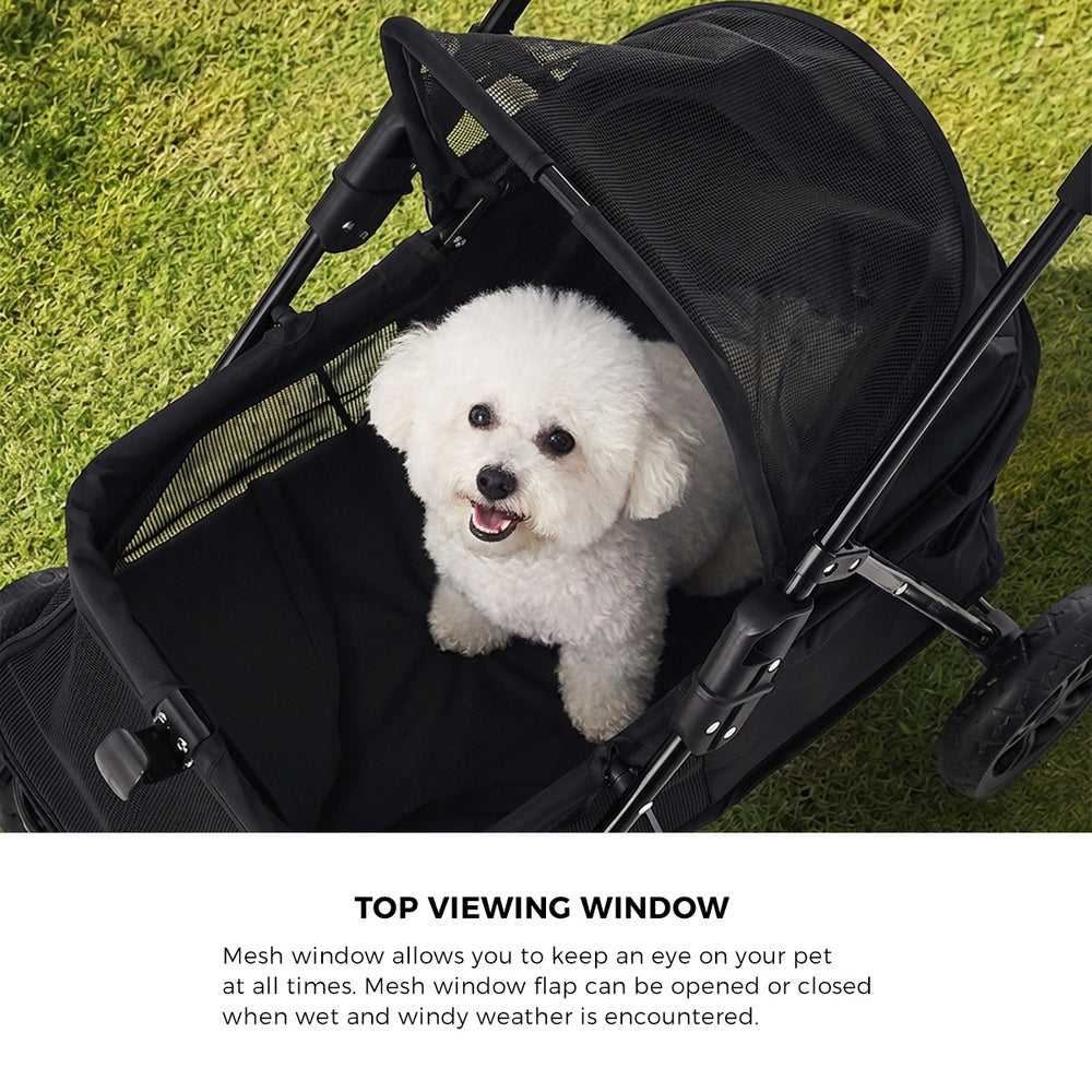 Pet Stroller Foldable Travel 45x80x96cm