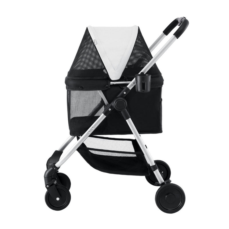 Pet Stroller Pram Dog Cat Carrier Cage Large Travel