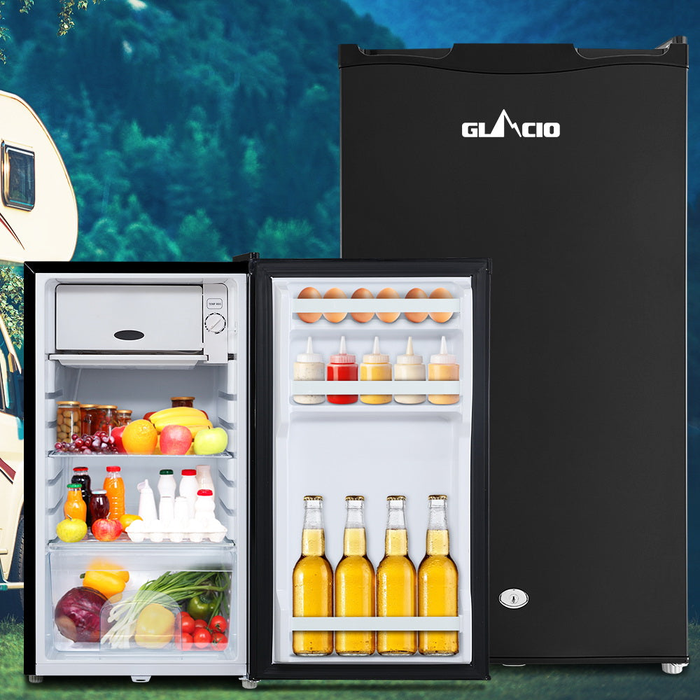 95L Portable Fridge Freezer Upright for Camping and Caravan