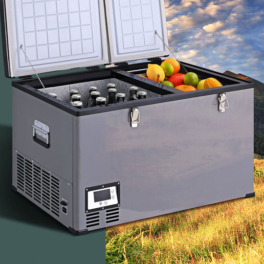 Camping Fridge 100L Portable Bar Fridges Freezer | Camping Appliances