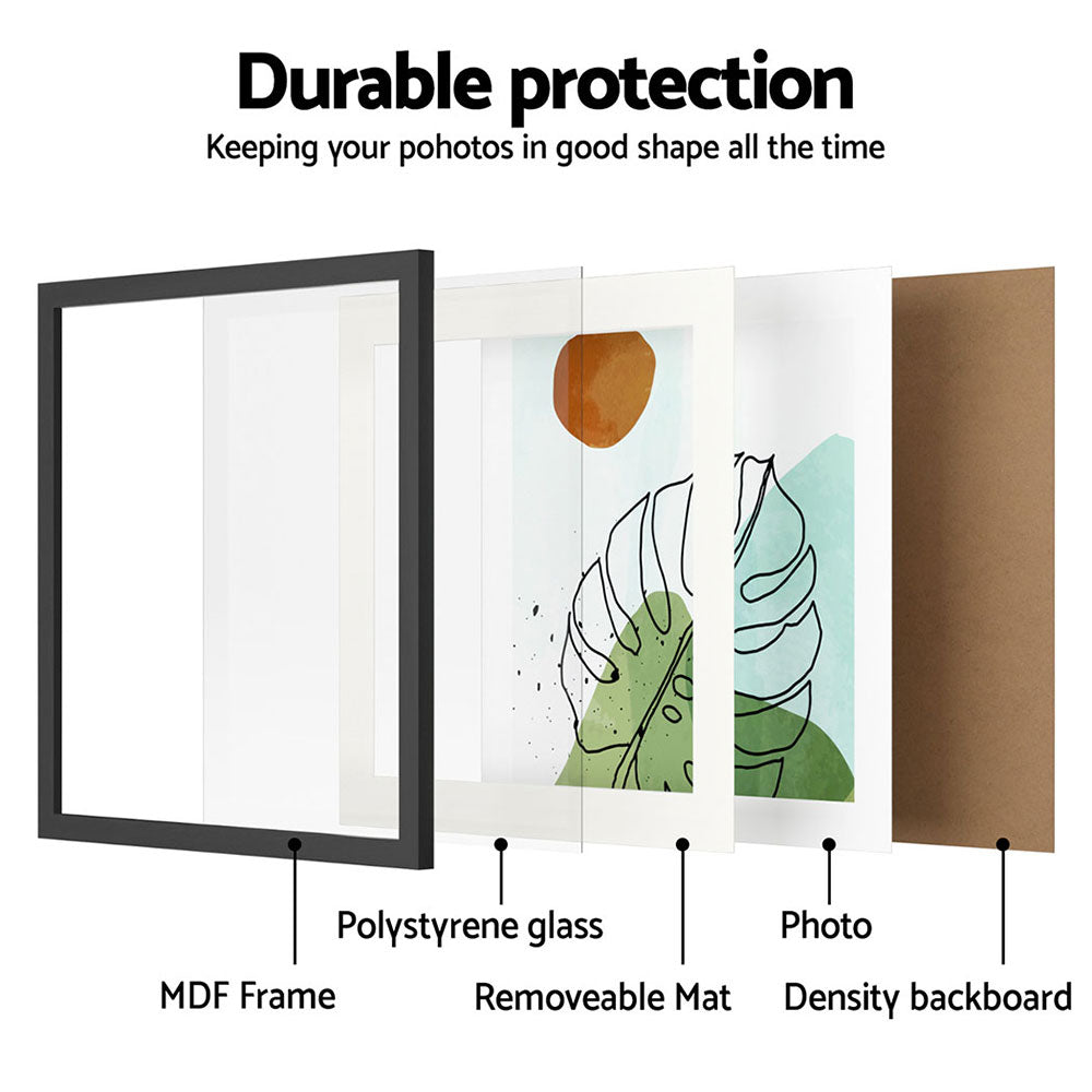 2Pcs - Photo Frame 2Pcs Set Black