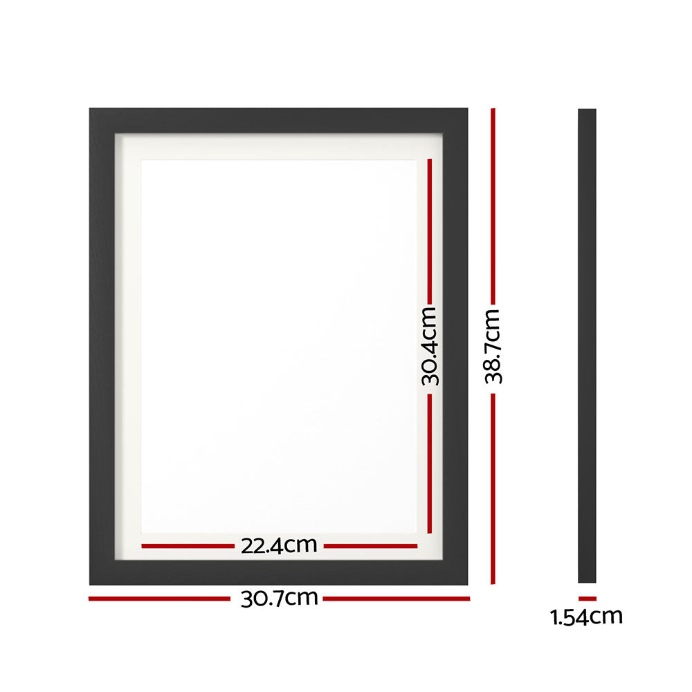 Photo Frame 3Pcs Set Black | Picture Frames
