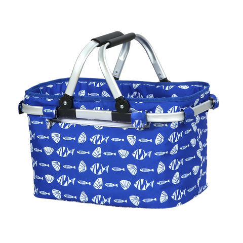 Picnic Basket Folding Bag Hamper Food Insulated Storage