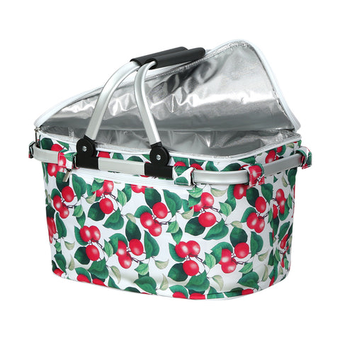 Picnic Basket Folding Bag Hamper Insulated Food Cover Storage