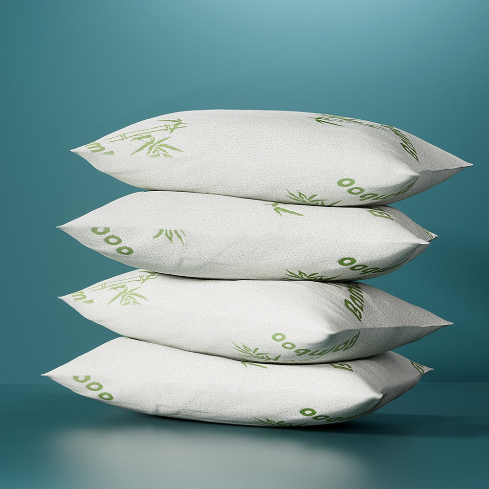 4 Pack Bamboo Pillow Family Hotel | Pillows