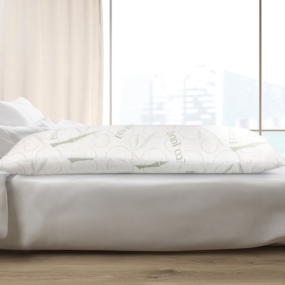 Body Support Pillow Bamboo Cover Comfortable Full Length Support