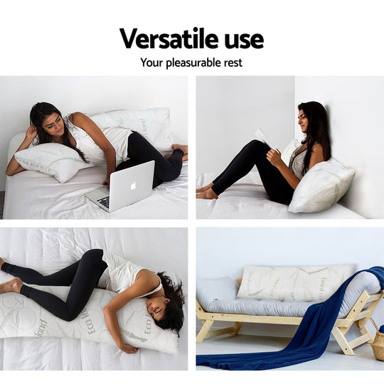 Giselle Bedding Full Body Memory Foam Pillow | PayPal