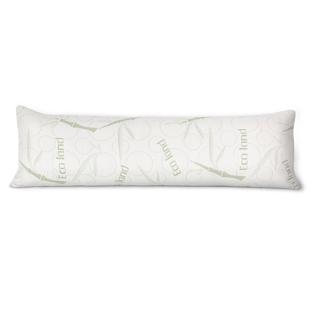 Body Support Pillow Bamboo Cover Comfortable Full Length Support