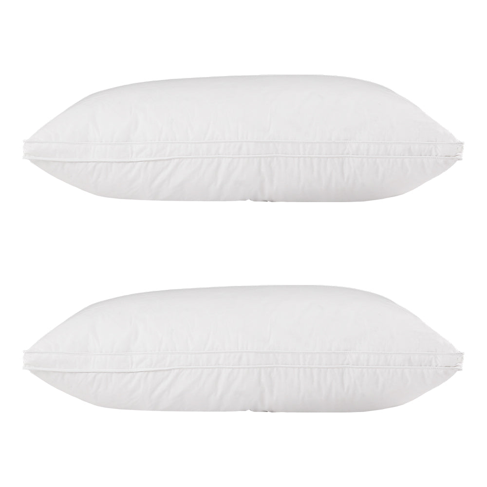 Duck Feather Down Pillow Luxury Twin Pack