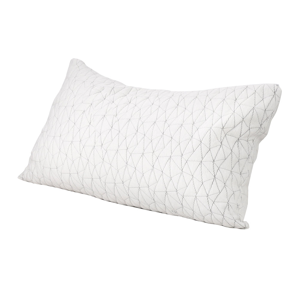 Memory Foam Pillow Twin Pack Gel Infused Neck Support Hypoallergenic Set