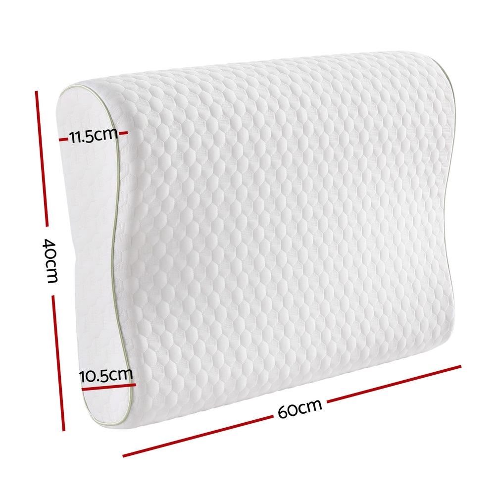 Memory Foam Pillow Bedding Contour Neck