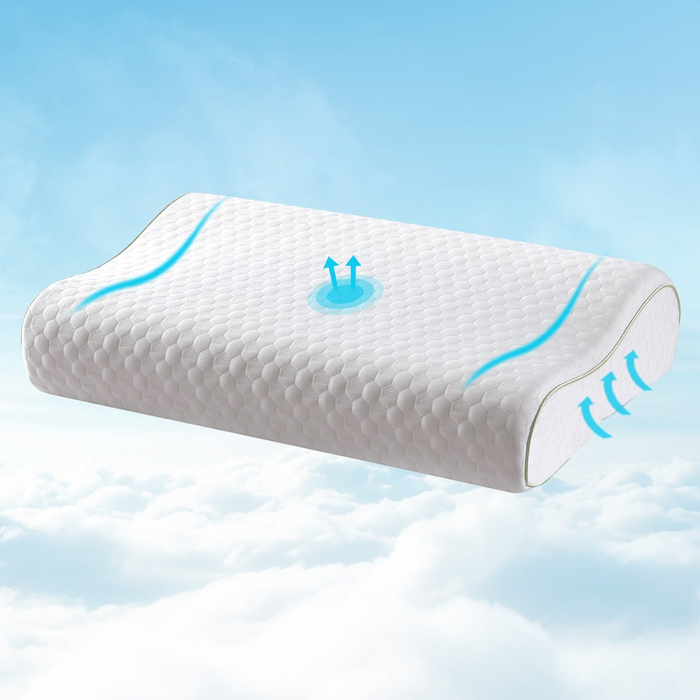 Memory Foam Pillow Bedding Contour Neck