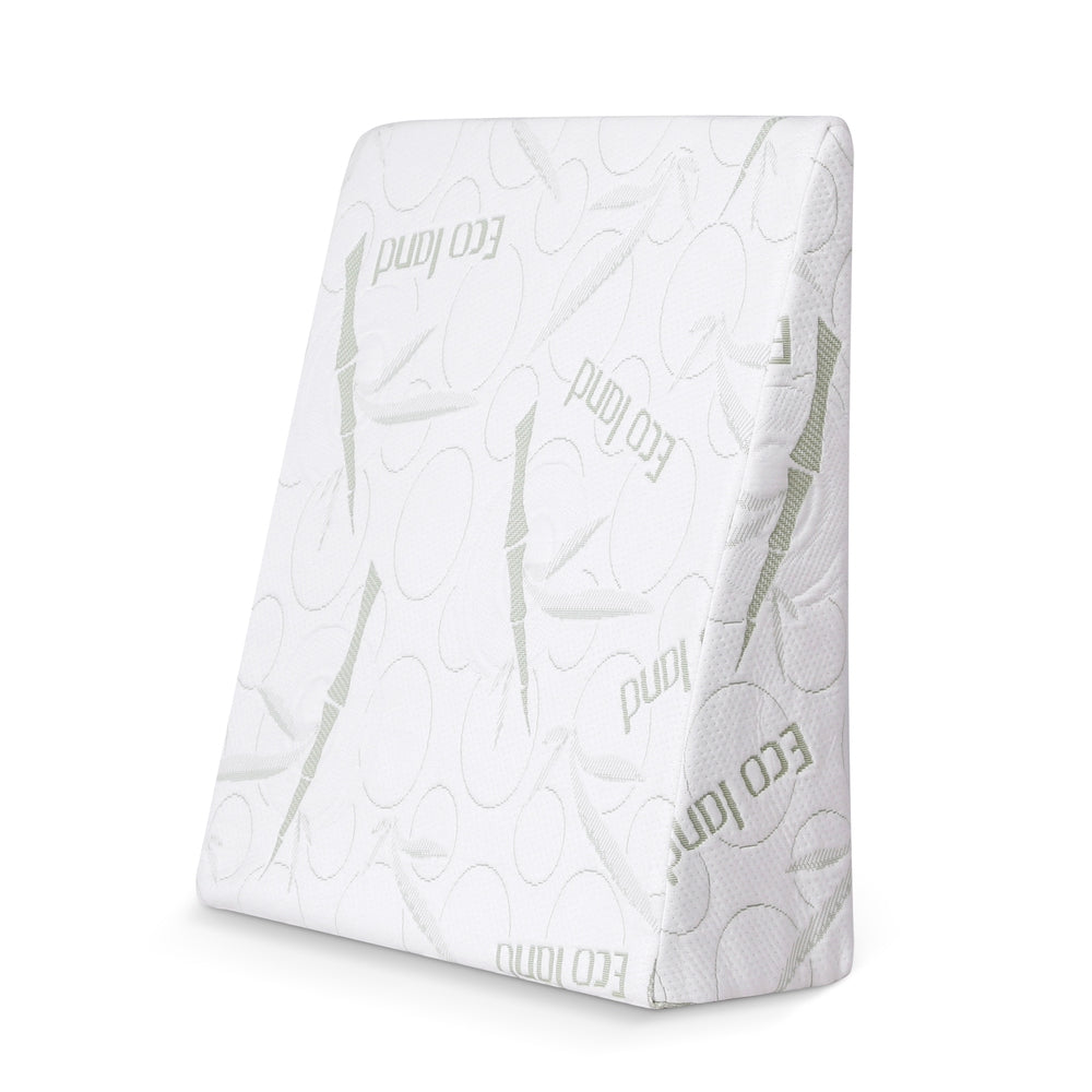 Wedge Pillow Gel Memory Foam Ergonomic Support Bamboo Cover, Pillows