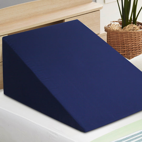 Blue colour - Wedge Pillow Blue Twin Pack