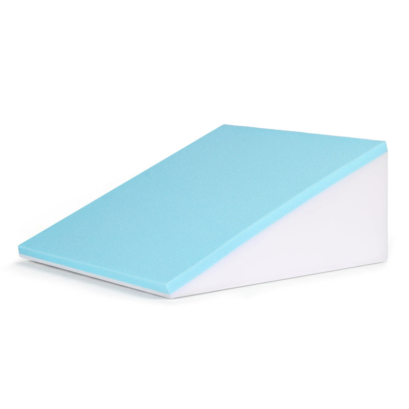 Grey Sleeping Wedge Pillow Comfortable Back and Leg Support
