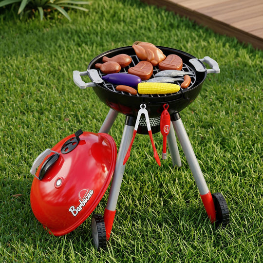 Kids BBQ Playset Pretend Kitchen Toy