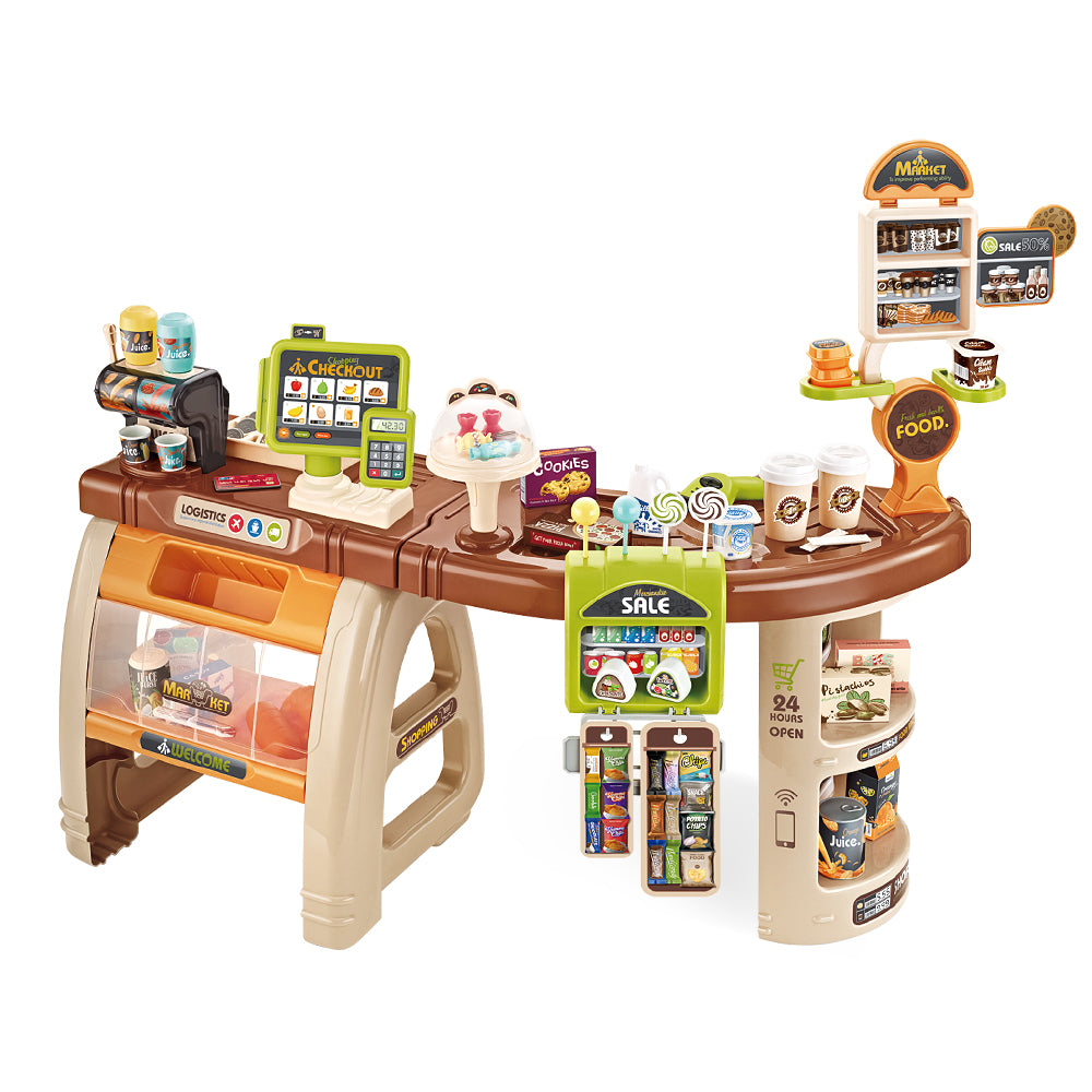 Kids' Supermarket Adventure: 52-Piece Pretend Grocery Toy Set | Pretend Play