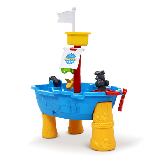 Kids Sandpit Pretend Play Set Outdoor Toys Water Table Activity Play Set - Keezi Beach Sand Pirate