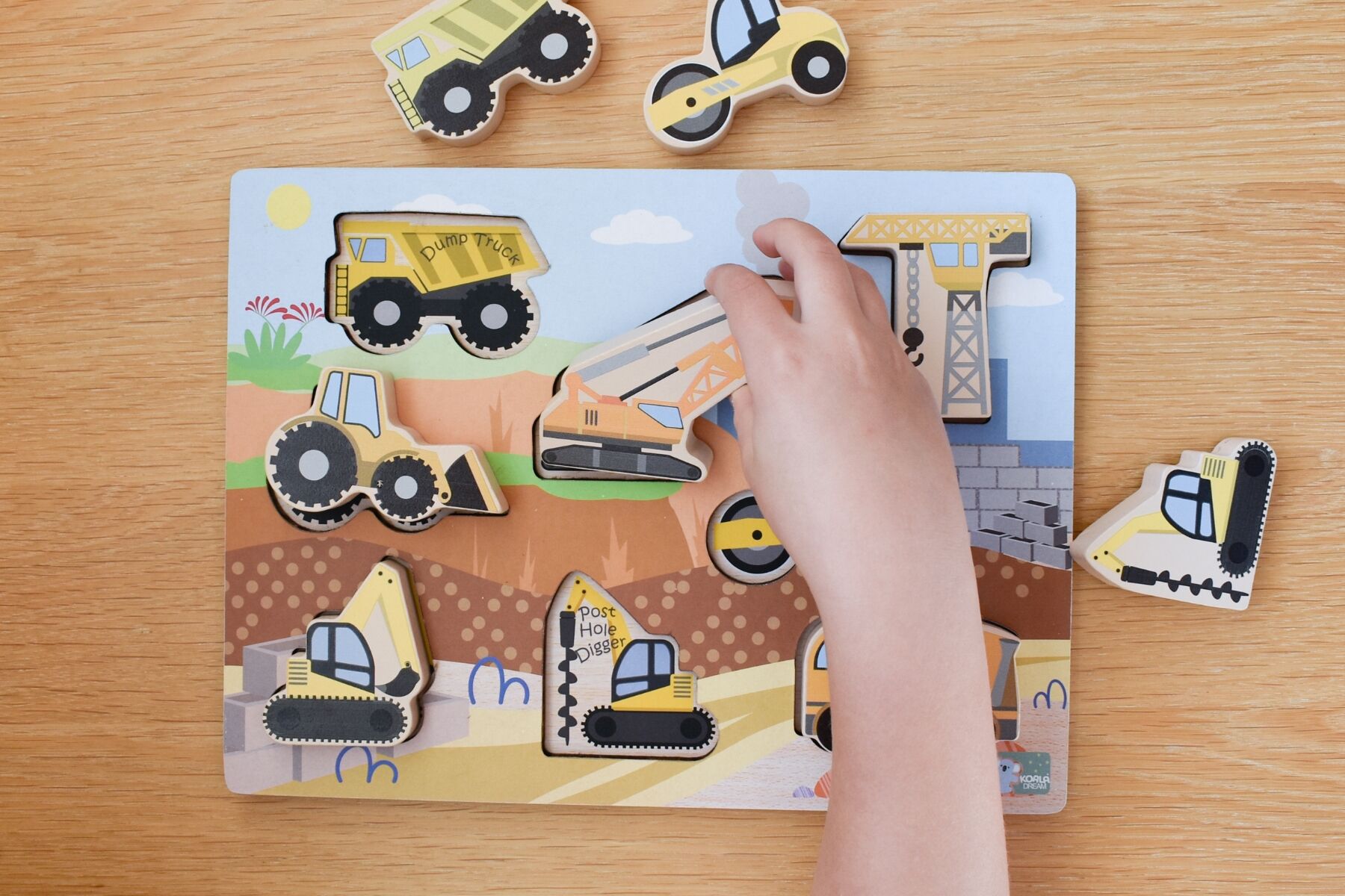 Wooden Construction Puzzle Toy