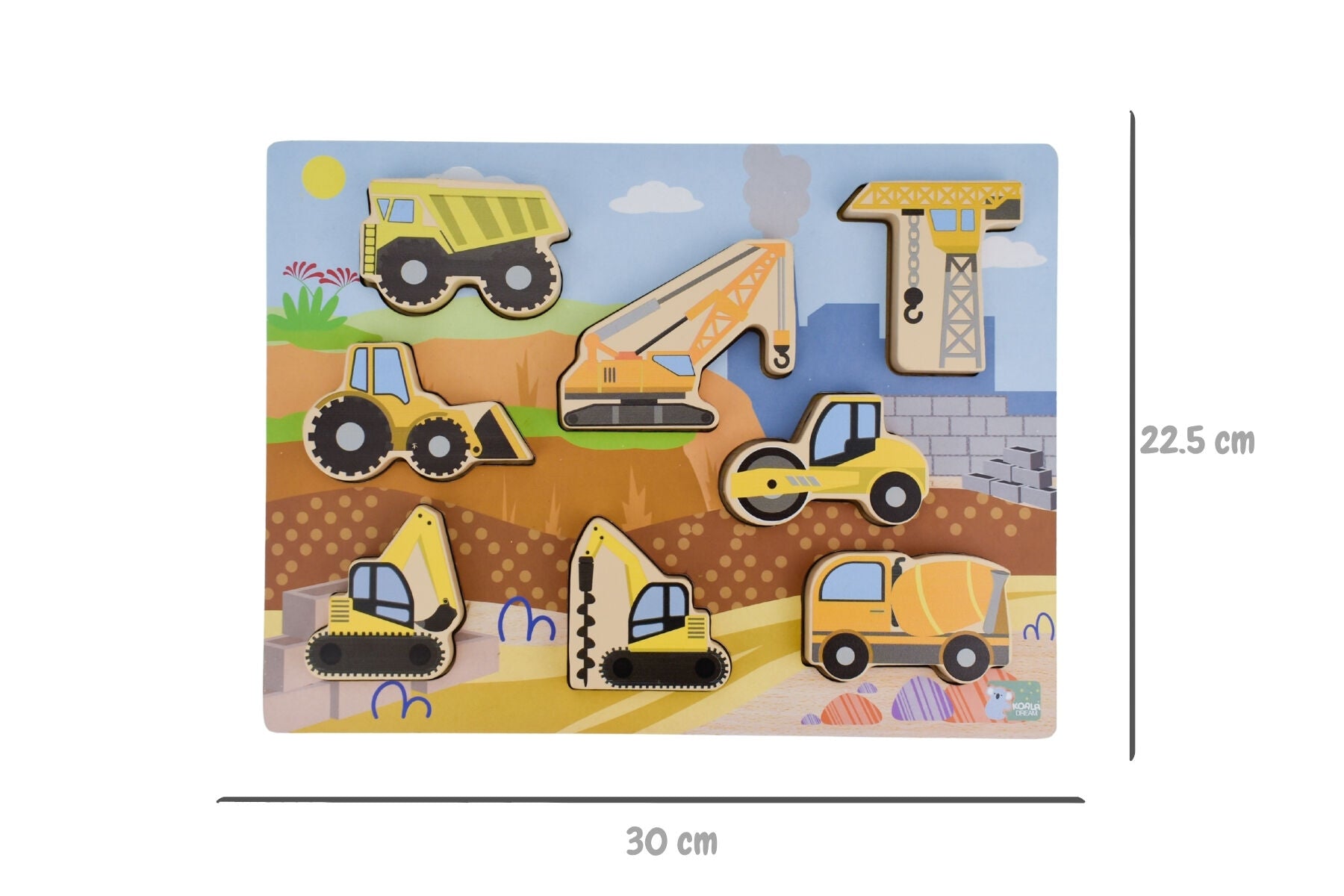 Wooden Construction Puzzle Toy