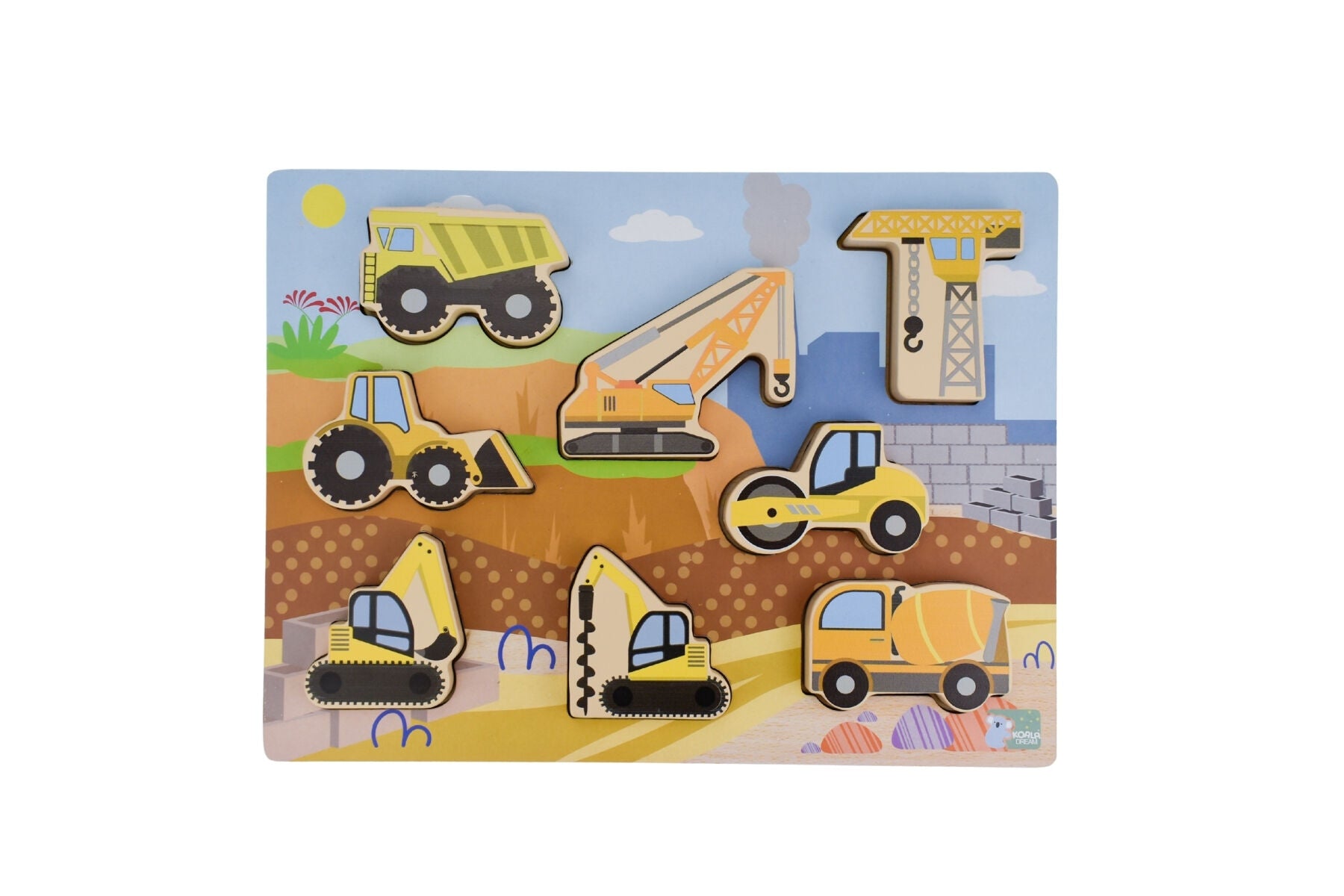 Wooden Construction Puzzle Toy