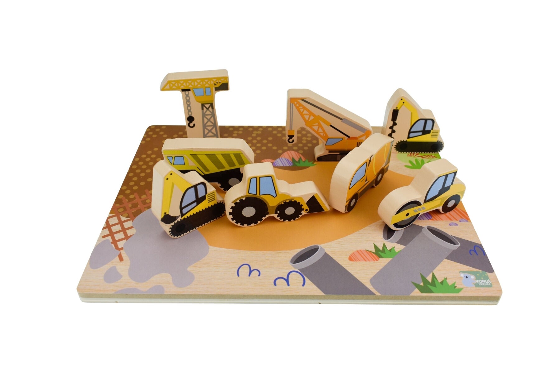 Wooden Construction Puzzle Toy