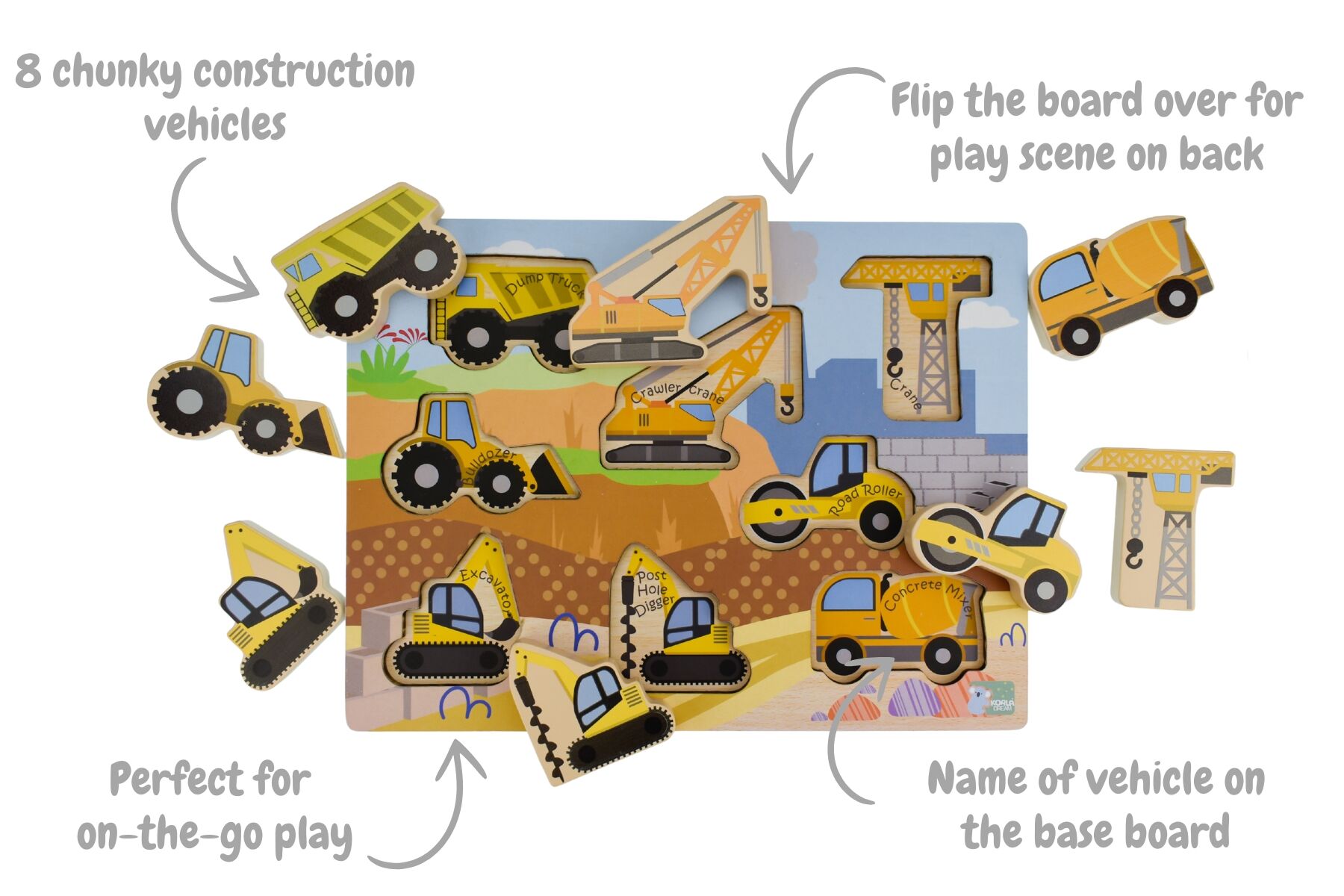 Wooden Construction Puzzle Toy