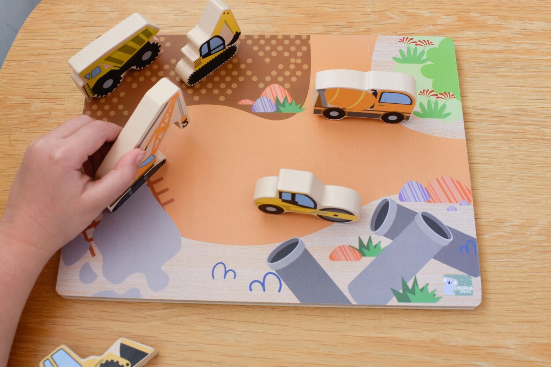 Wooden Construction Puzzle Toy