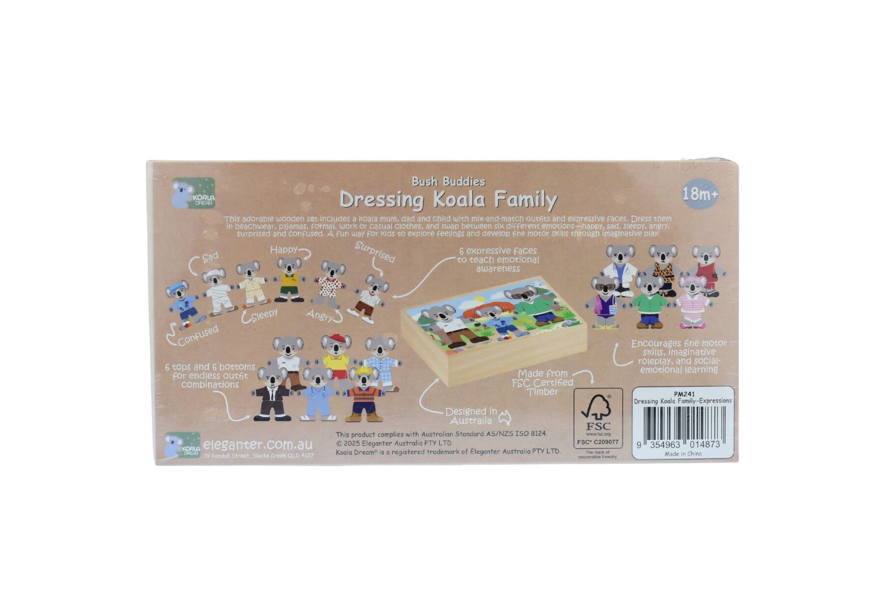 Puzzle Family Set With Expressions 28x14.5x4cm