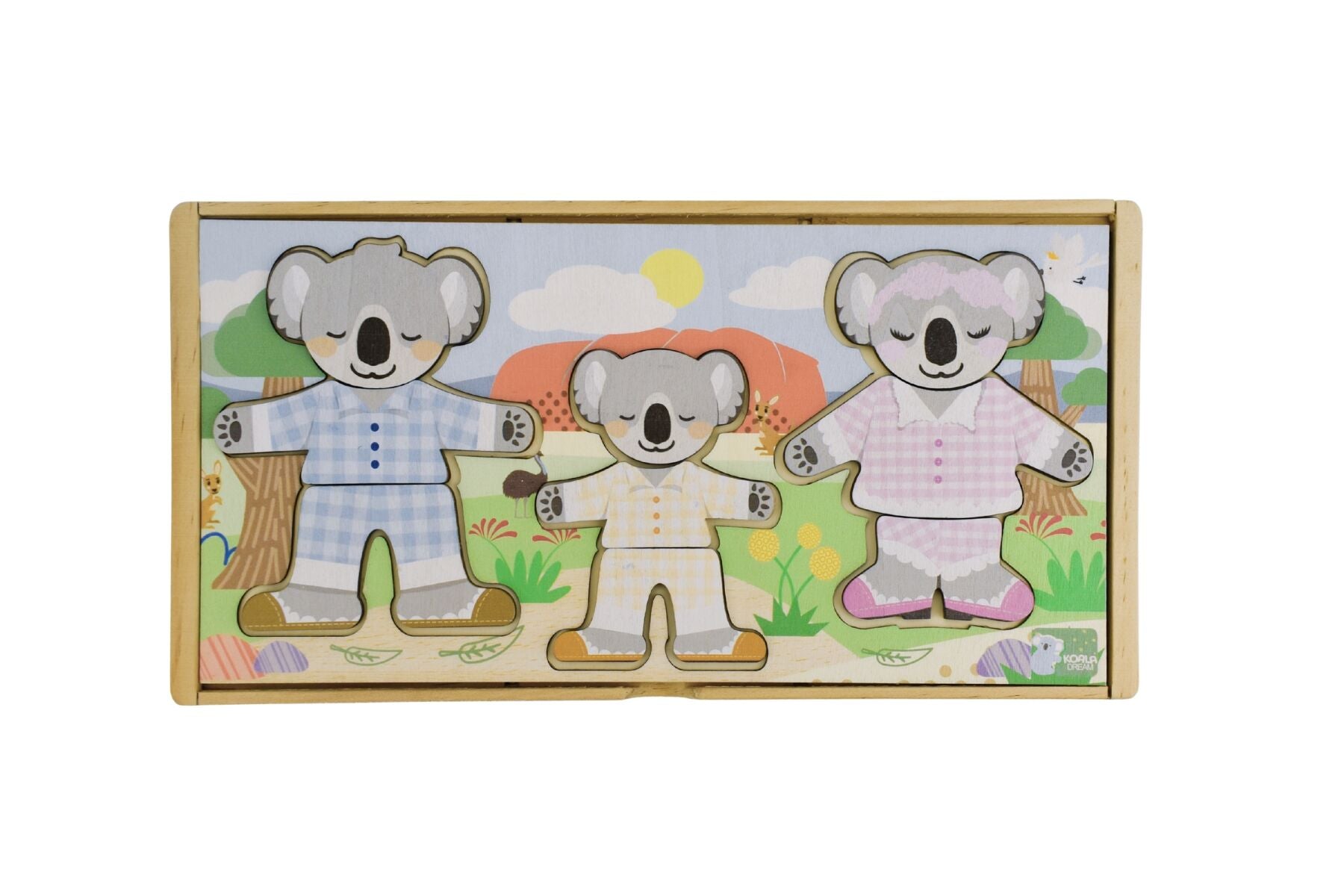 Puzzle Family Set With Expressions 28x14.5x4cm