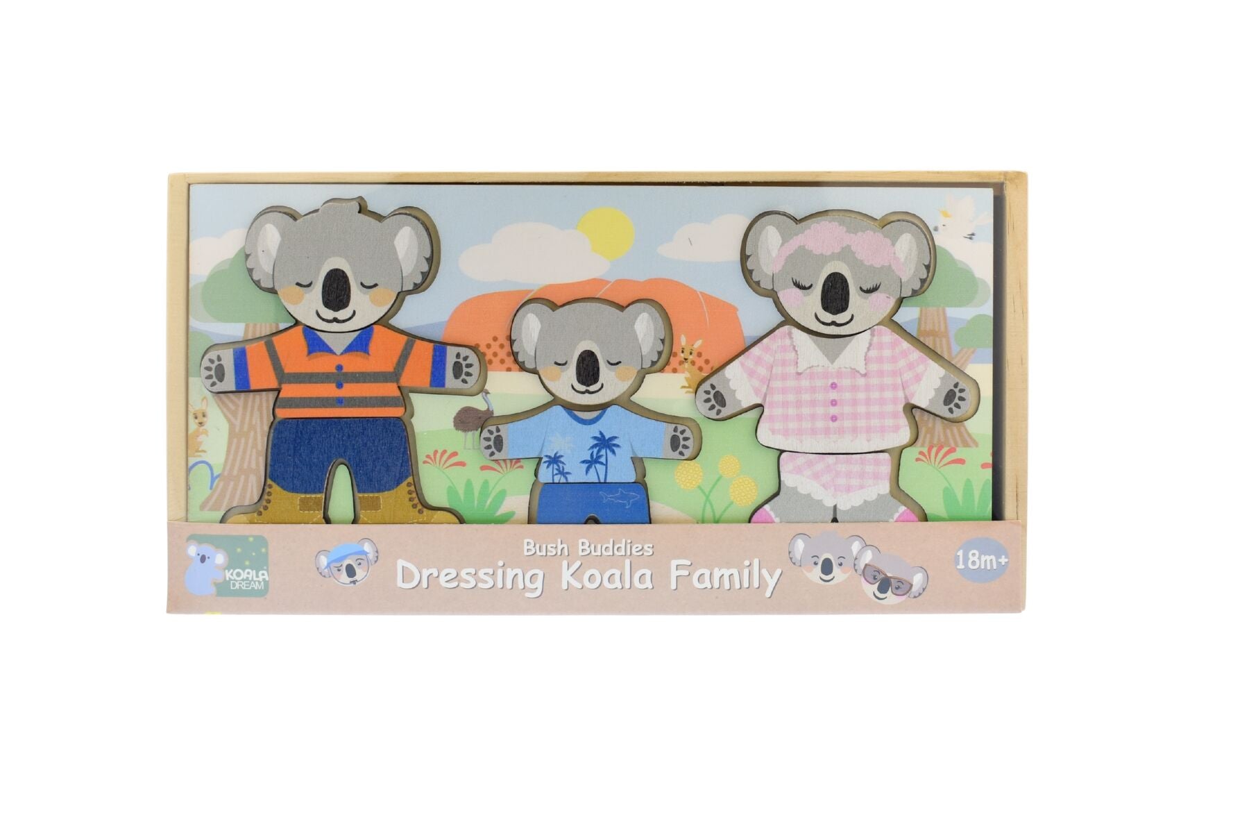 Puzzle Family Set With Expressions 28x14.5x4cm
