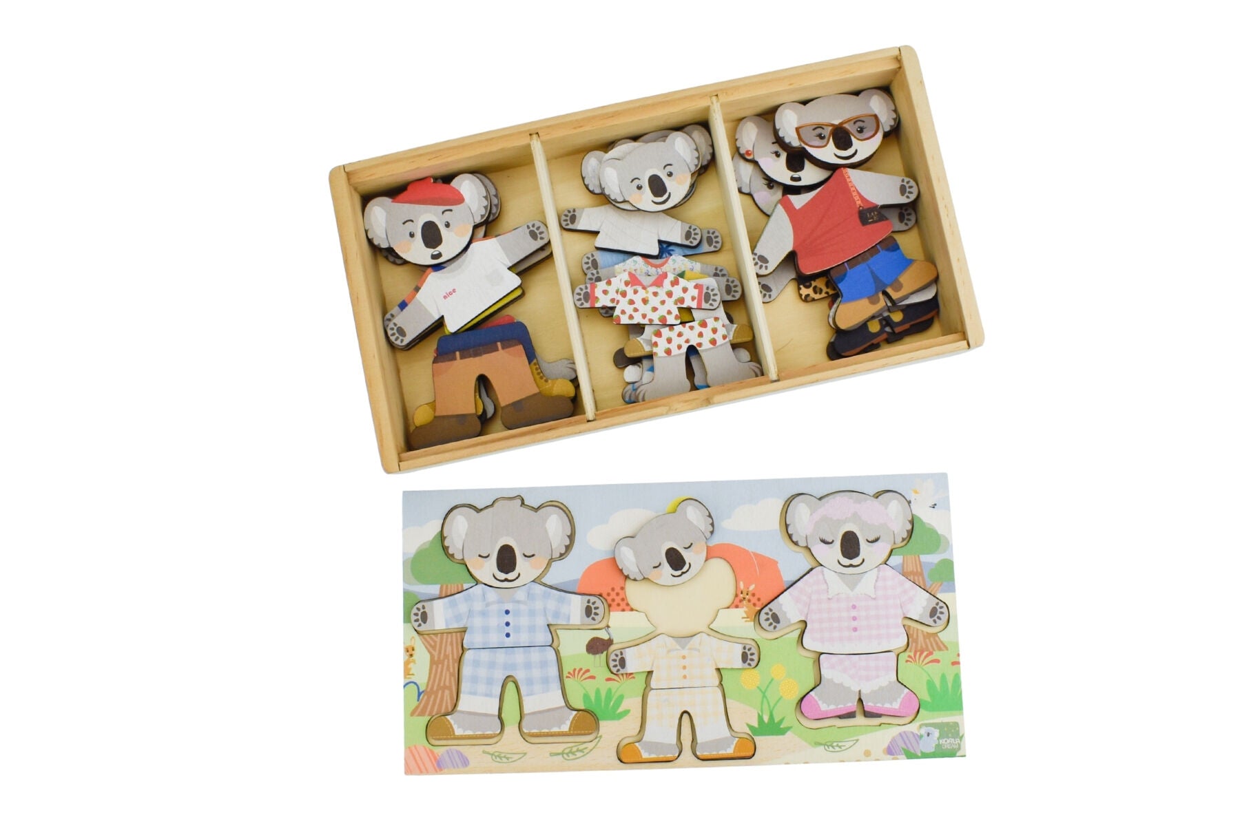 Puzzle Family Set With Expressions 28x14.5x4cm