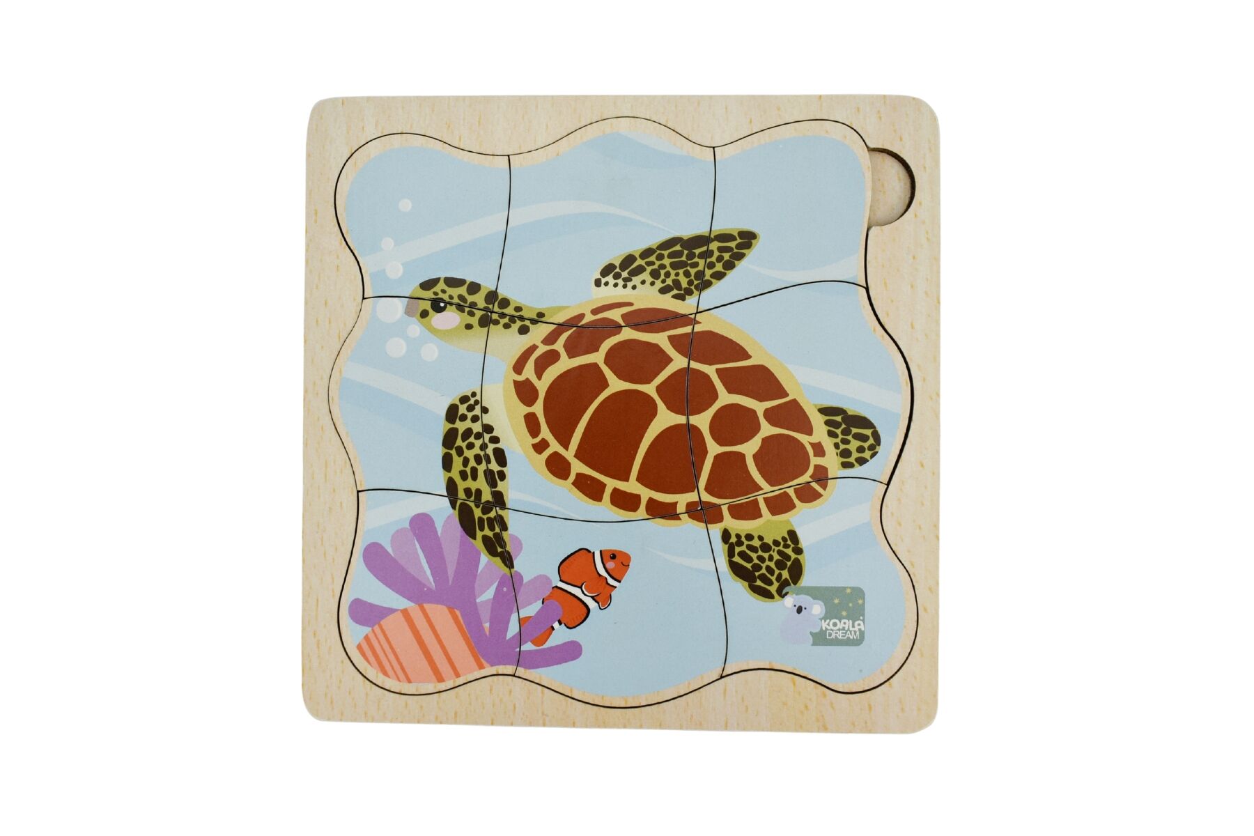 Sea Turtle Life Cycle Puzzle 15x15x1cm