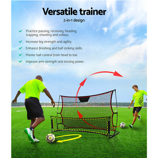 1.8M Football Soccer Net Portable Goal Net Rebounder Sports Training - Everfit Volley Pass Trainer