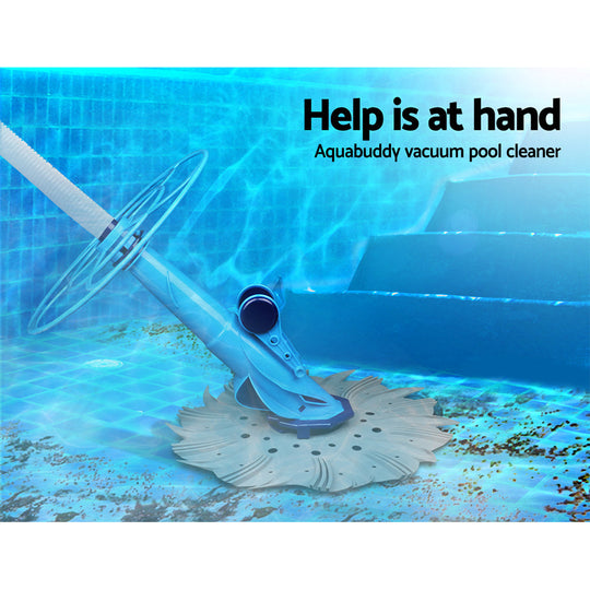 Pool Cleaner Automatic Vacuum Floor Climb Suction Swimming Hose 10M