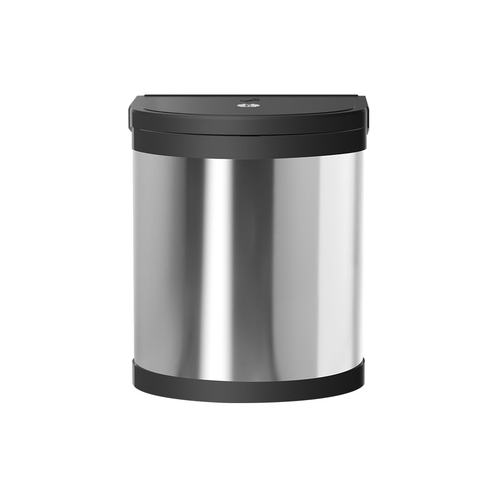 12L Pull Out Swing Out Bin Auto Open Lid Stainless Steel Kitchen